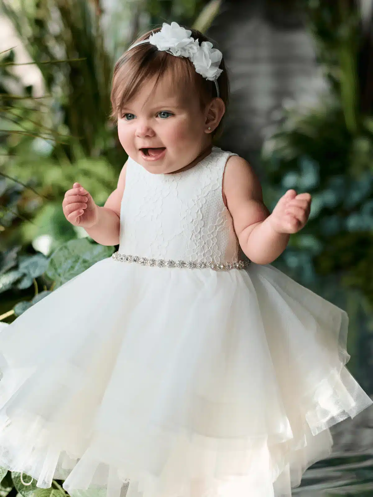 Baptism gown Baptism Dress | Eli - BS10 - Beautiful ceremony dress delivered to Birmingham and across the UK