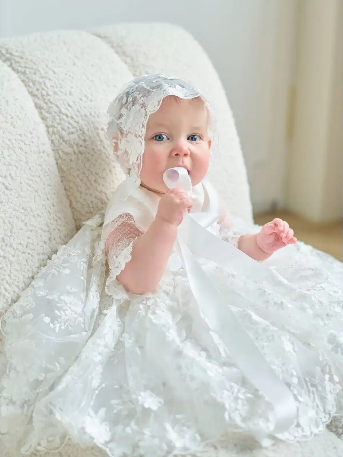 Baptism gown Baptism Dress | Holly- BS20 - Beautiful ceremony dress delivered to Nottingham and across the UK