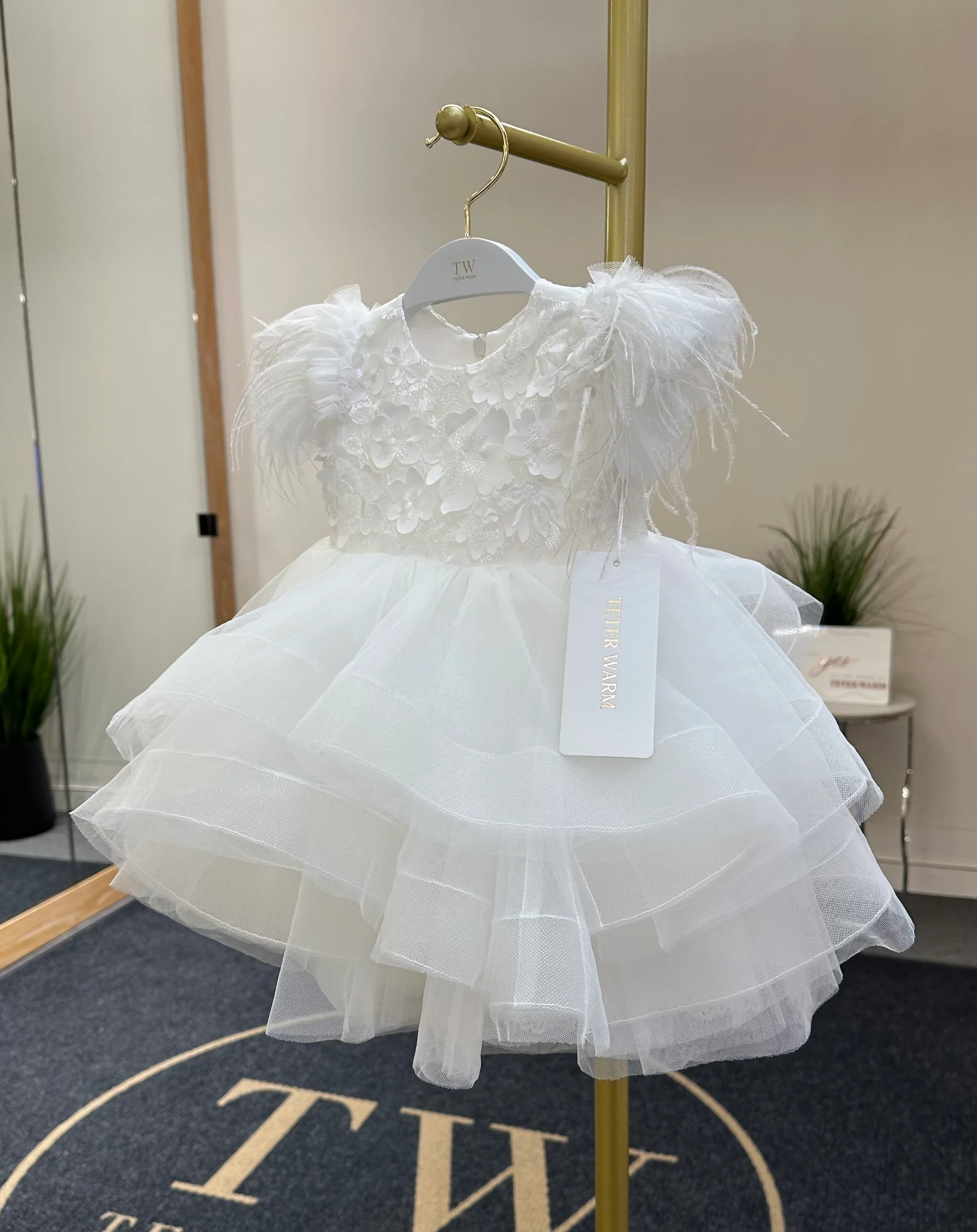 Baptism gown Baptism Dress | Nova - BS84 - Beautiful ceremony dress delivered to Brighton and across the UK
