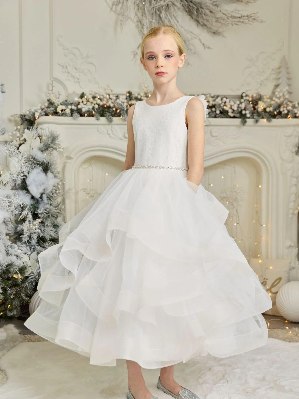 First Communion dress Ceremony Wear | Cindy - DS03 - Beautiful ceremony dress delivered to Birmingham and across the UK