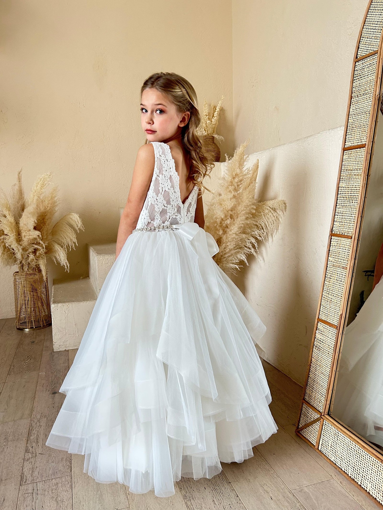 First Communion dress Ceremony Wear | Sylvie - DS10 - Beautiful ceremony dress delivered to Liverpool and across the UK
