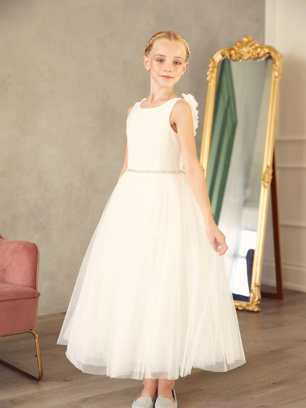 First Communion dress Ceremony Wear | Belle - DS13 - Beautiful ceremony dress delivered to Southampton and across the UK