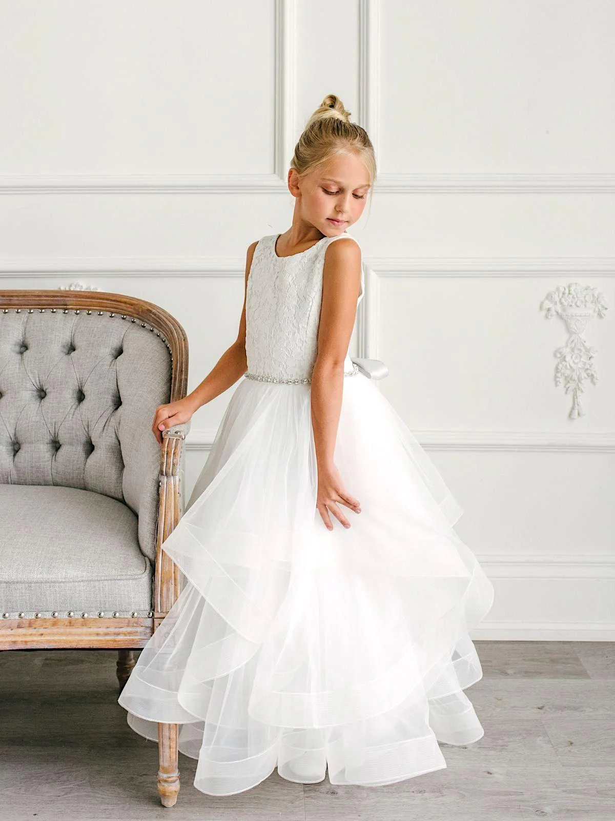 First Communion dress Ceremony Wear | Cora - FS61 - Beautiful ceremony dress delivered to Leeds and across the UK
