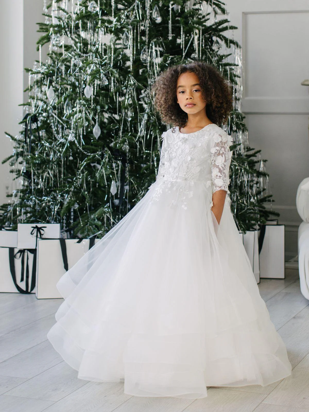 First Communion dress Ceremony Wear | Eleanor - GS01 - Beautiful ceremony dress delivered to Southampton and across the UK