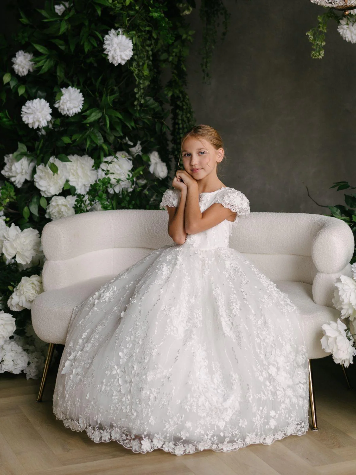 First Communion dress Ceremony Wear | Jade - GS120 - Beautiful ceremony dress delivered to Liverpool and across the UK
