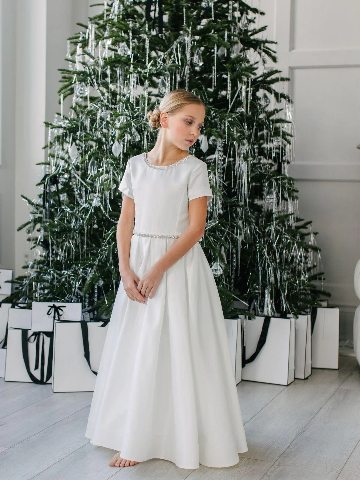 First Communion dress Ceremony Wear | Ivy - GS30 - Beautiful ceremony dress delivered to Birmingham and across the UK