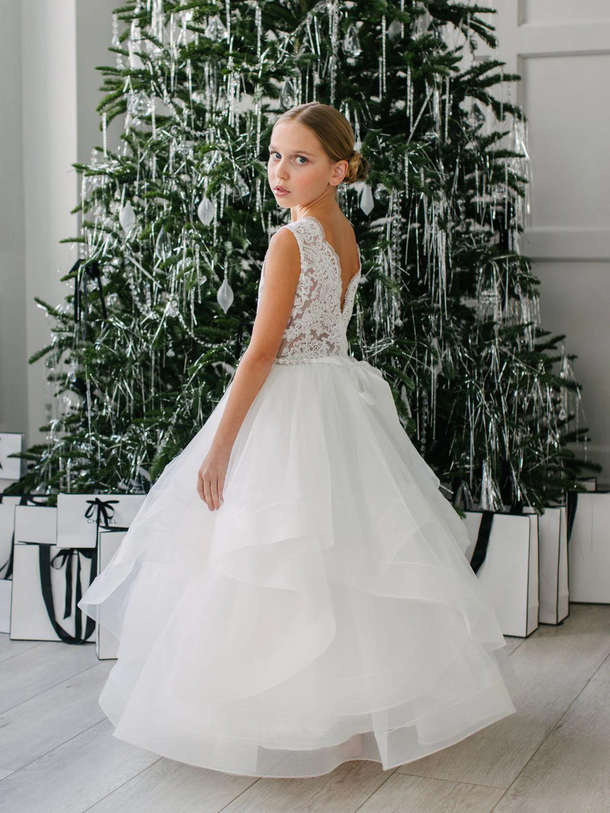 First Communion dress Ceremony Wear | Naomi - GS34 - Beautiful ceremony dress delivered to Glasgow and across the UK