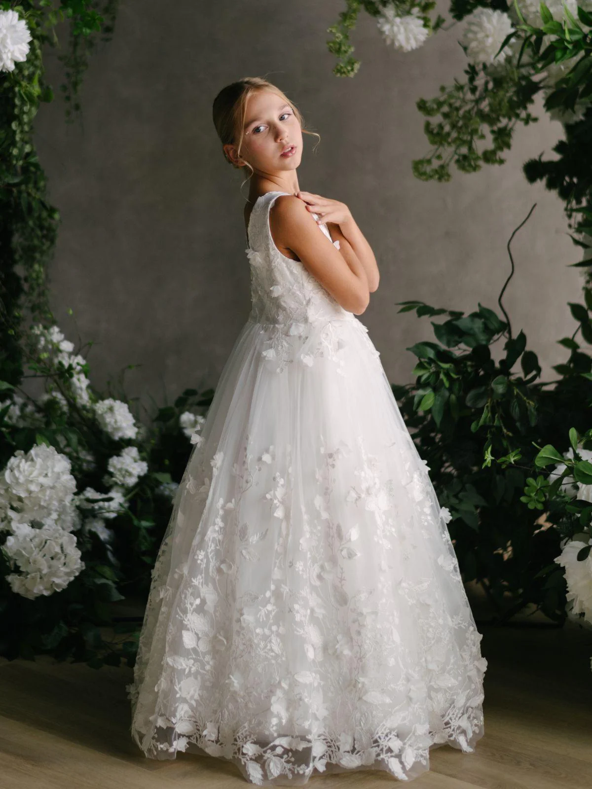 First Communion dress Ceremony Wear | Lucia - GS81L - Beautiful ceremony dress delivered to York and across the UK