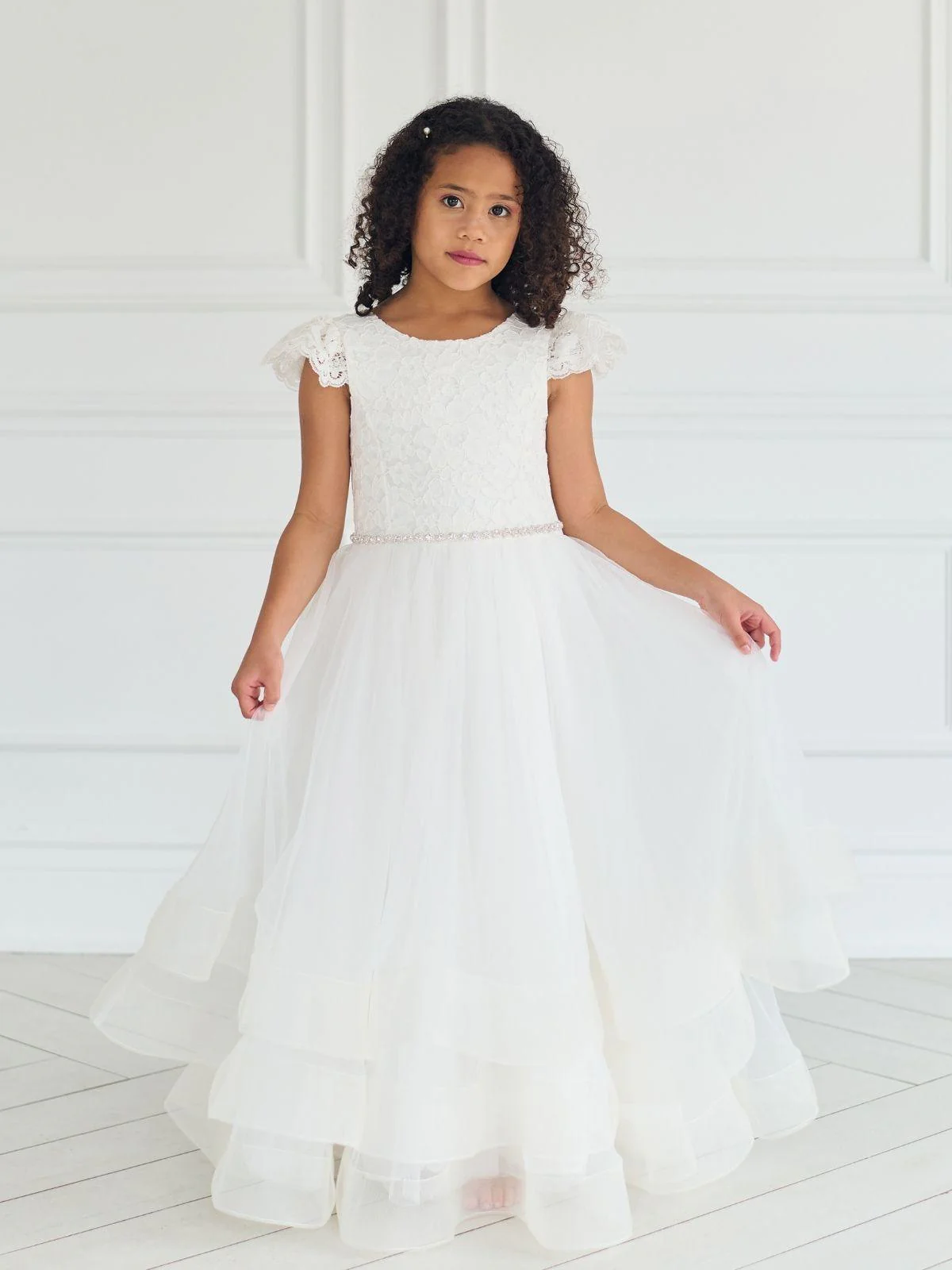 First Communion dress Ceremony Wear | Evelyn - GS901 - Beautiful ceremony dress delivered to Bath and across the UK