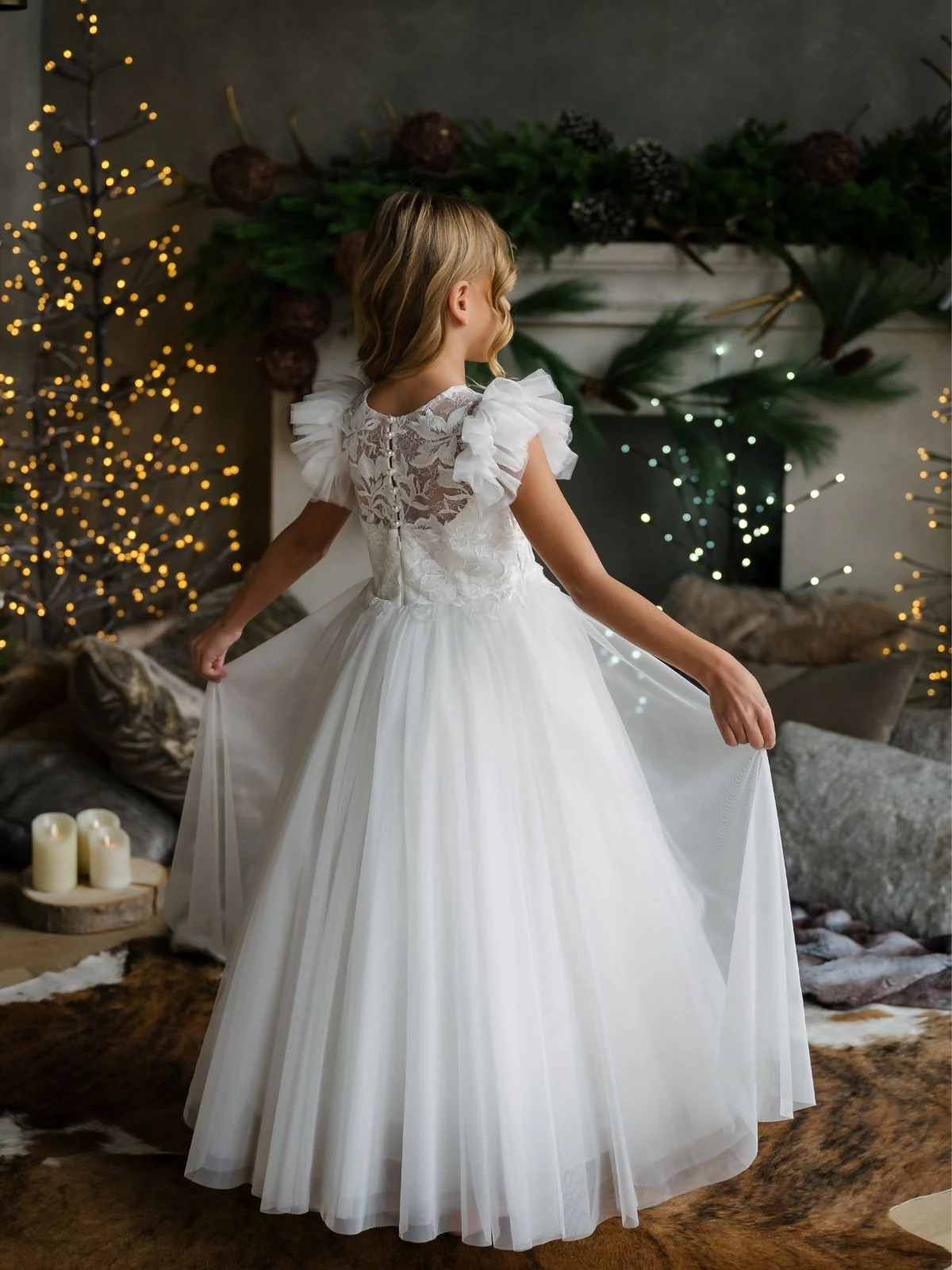 First Communion dress Ceremony Wear | Ruth - MK03 - Beautiful ceremony dress delivered to York and across the UK