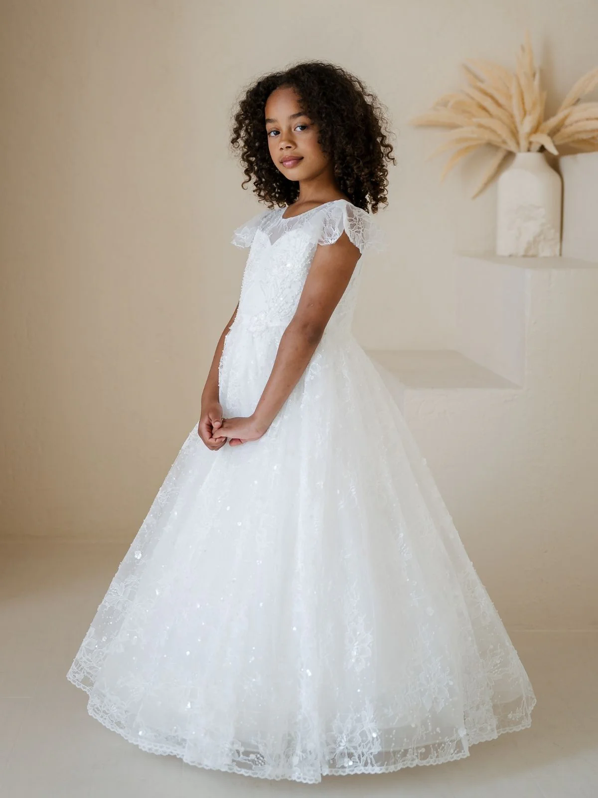First Communion dress Ceremony Wear | Maisie - SK04 - Beautiful ceremony dress delivered to Leicester and across the UK