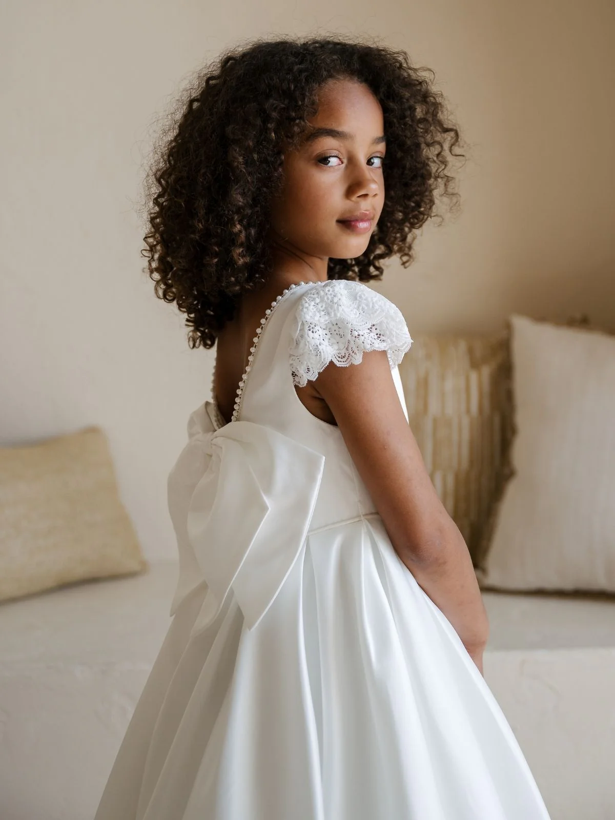 First Communion dress Ceremony Wear | Opal - SK10 - Beautiful ceremony dress delivered to Cardiff and across the UK