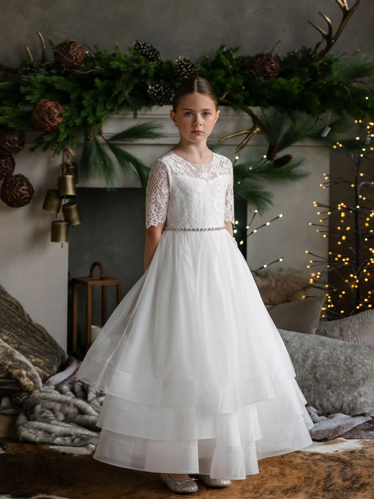 First Communion dress Ceremony Wear | Myla - SK16 - Beautiful ceremony dress delivered to Bristol and across the UK