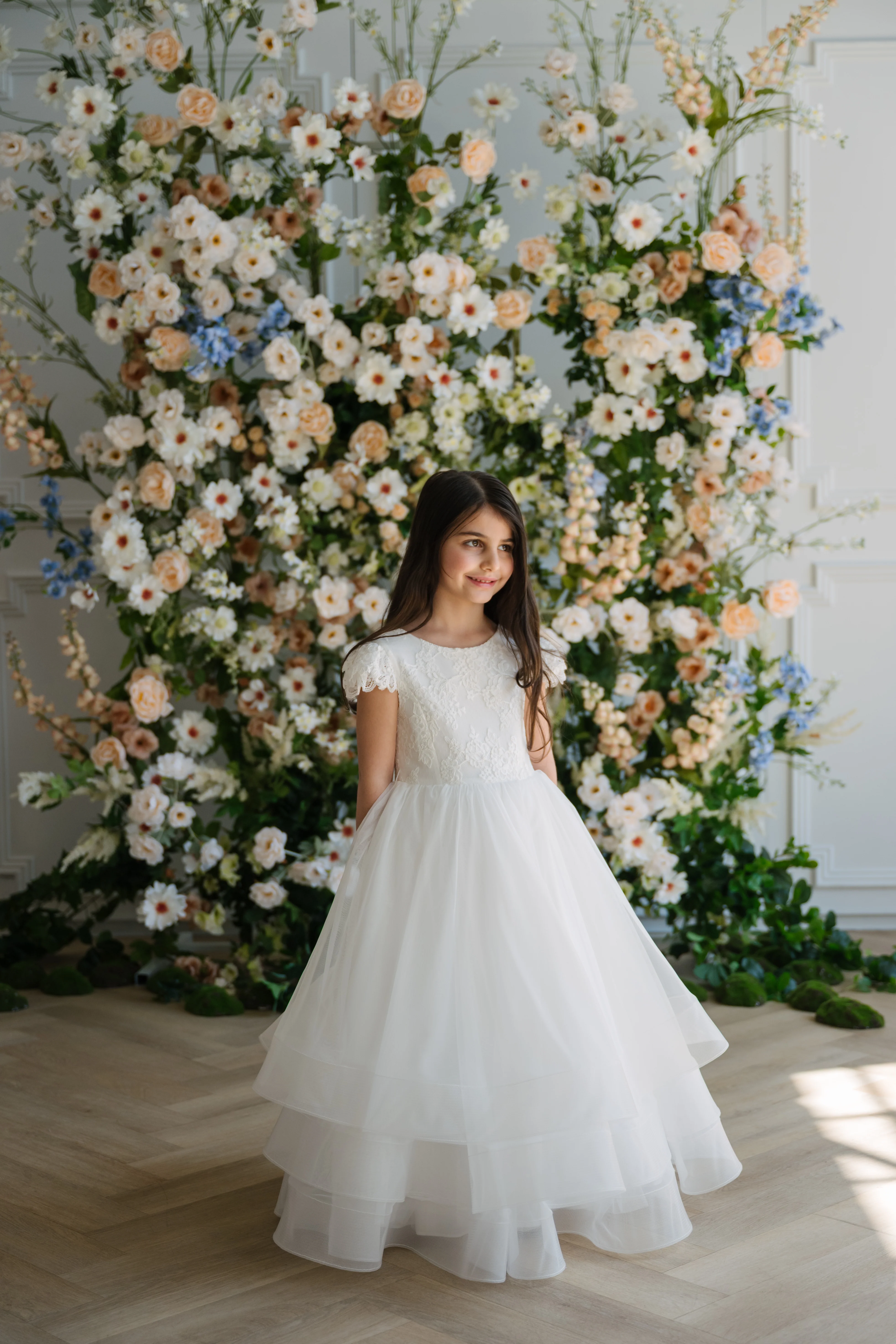 First Communion dress Ceremony Wear | Lara - SK21 - Beautiful ceremony dress delivered to Brighton and across the UK