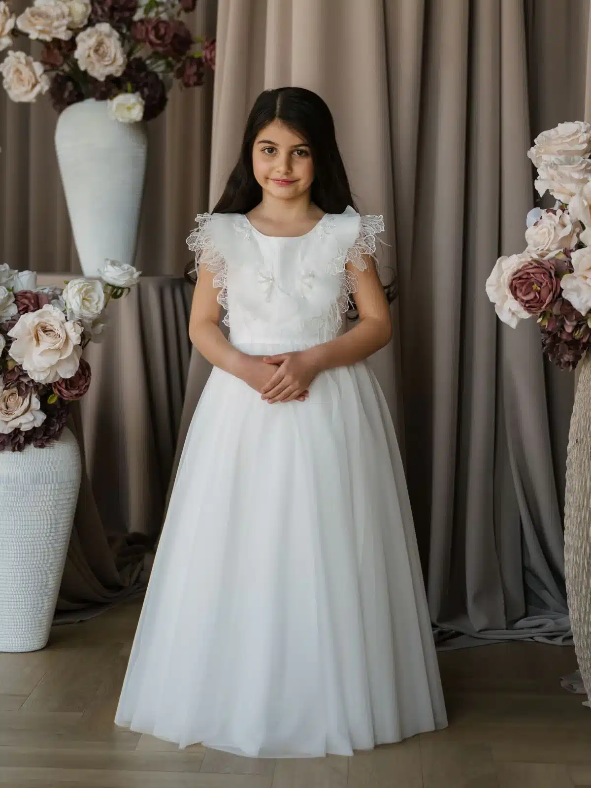 First Communion dress Ceremony Wear | Esther - SK31 - Beautiful ceremony dress delivered to York and across the UK
