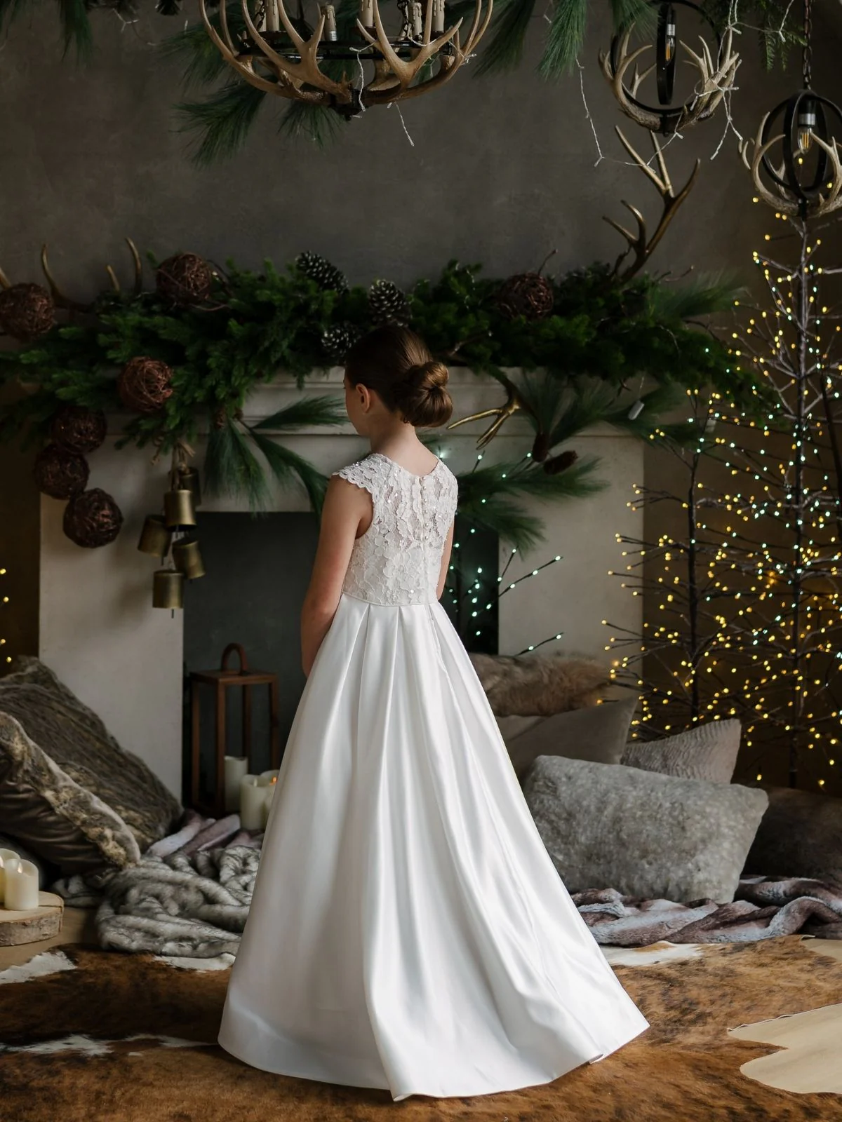 First Communion dress Ceremony Wear | Elsie - SK46 - Beautiful ceremony dress delivered to Oxford and across the UK